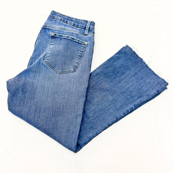 Frame Le Crop Mini Boot Lupine LCMBRA865 Denim Jeans Size 33 - Picture 8 of 8